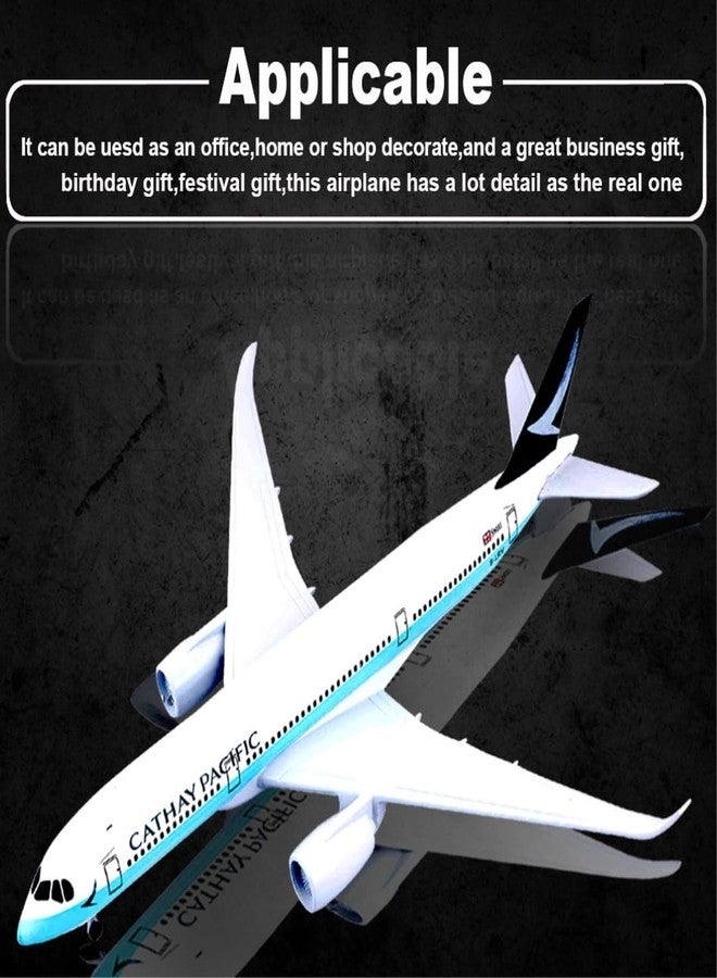 سايج سكوير طائرة كاثاي باسيفيك من سيج سكوير، 20 سم | نموذج طائرة مصبوب بتفاصيل دقيقة | ديكور منزلي | هدية لمحبي الطيران | هدية لهواة الطيران | نموذج قابل للجمع | زينة مكتبية | - Image 5